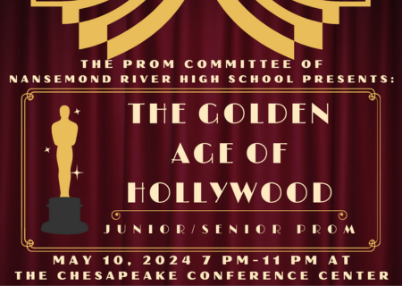 The NRHS Prom committee presents The Golden Age of Hollywood Junior-Senior Prom on May 10th, 2024